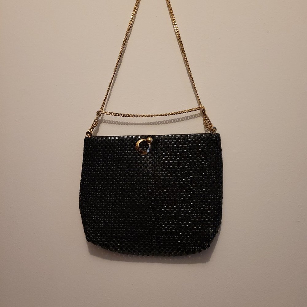 Whiting And Davis Luxury Brand Black Chainmail Purse Good Condtion - Picture 2 of 4